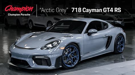 Champion Porsche Cayman Gt Rs In Arctic Grey Youtube