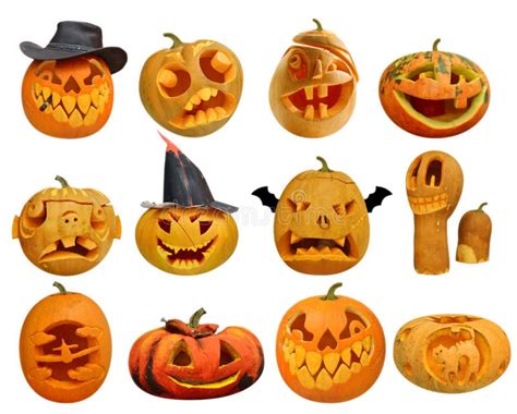 Halloween Pumpkins Stock Photo Image Of Carved Decoration 34349290