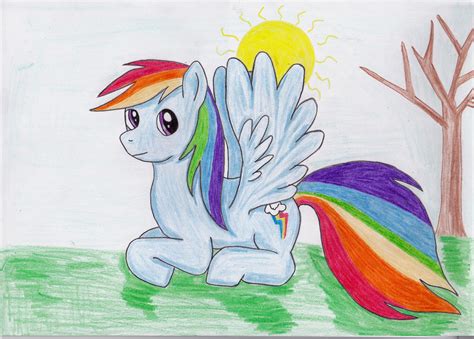 4 Ways To Draw Rainbow Dash Wikihow