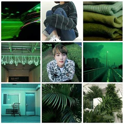 Bts Aesthetic Moodboards Green ☘ Armys Amino