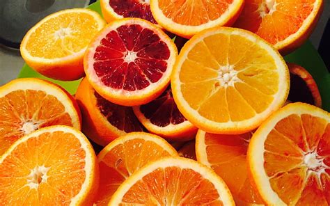 Oranges Citrus Backgrounds Slice Ripe Juicy Fruit Download
