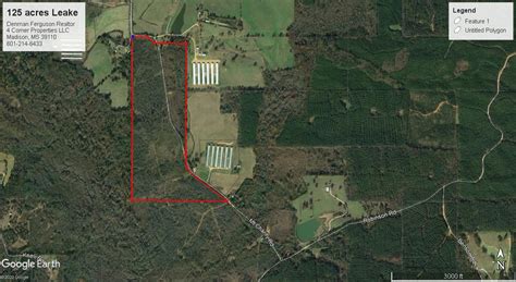 leake county l 125 acres 4 corner properties