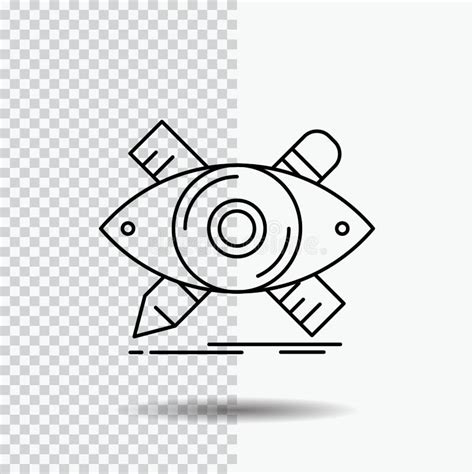 Design Designer Illustration Sketch Tools Line Icon On Transparent