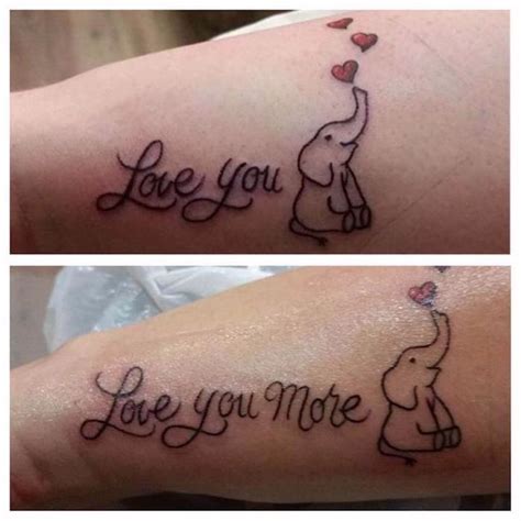Main tumse pyar karti hoon. Heartwarming mother daughter tattoos to honor the most ...