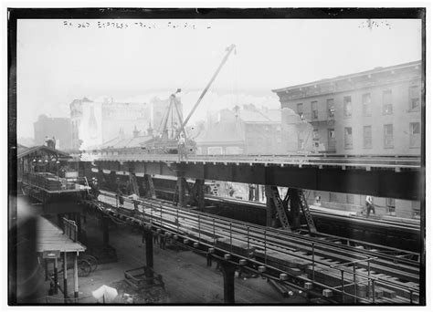 Nycs First Elevated Train And The Nations First Streetcar Began In