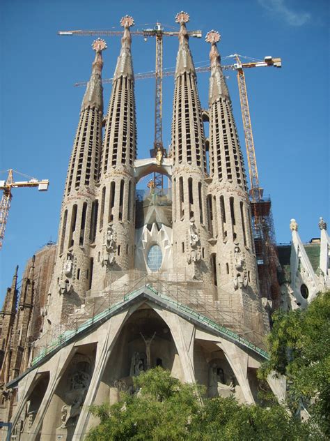 Sagrada Família By Antoni Gaudí Free Stock Photos
