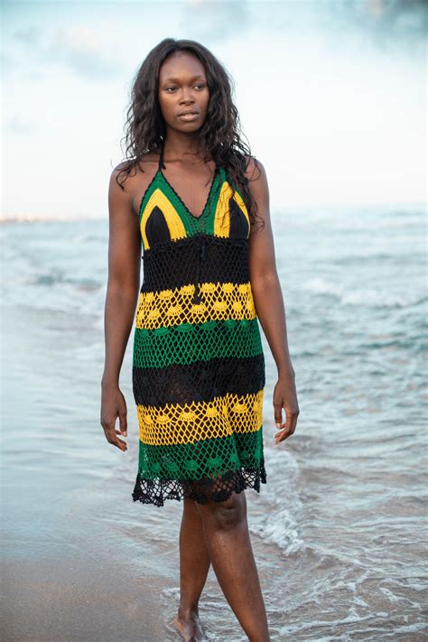 Jamaican Handmade Crochet Dress 01 Etsy Canada