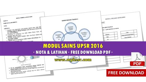 Peta minda seni dalam pendidikan. Modul Sains UPSR 2016 - Nota & Latihan [Free Download PDF ...