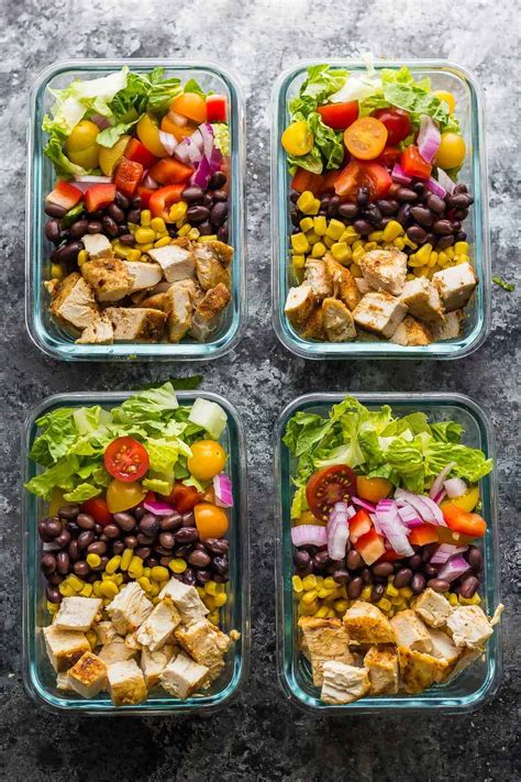 Southwestern Chopped Chicken Salad Meal Prep Sweet Peas And Saffron
