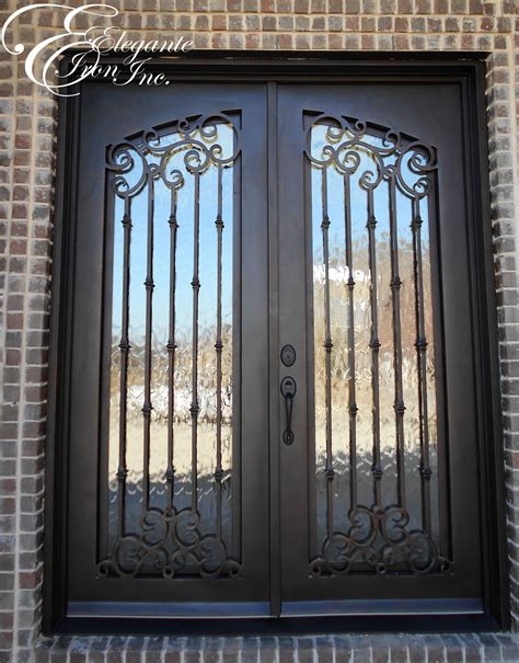 Custom Wrought Iron Front Door Wrought Iron Doors Front Entrances