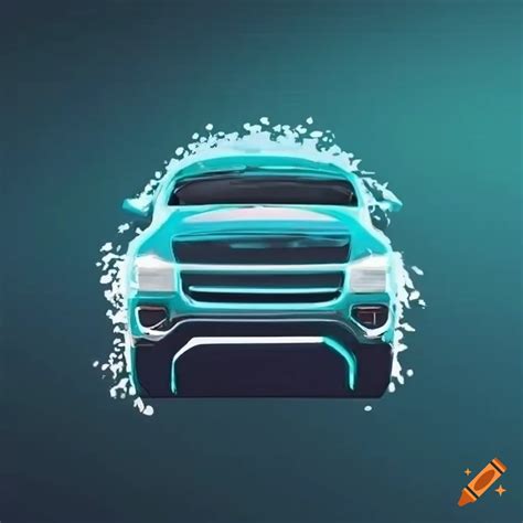 Logo design for a car wash business on Craiyon