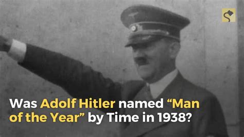Fact Check Was Adolf Hitler Named Man Of The Year By Time Magazine In 1938