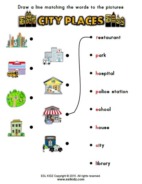 Social And Natural Sciences For First Grade 201617 Places In The City