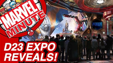 D23 Expo Reveals Marvel Minute 2017 Youtube