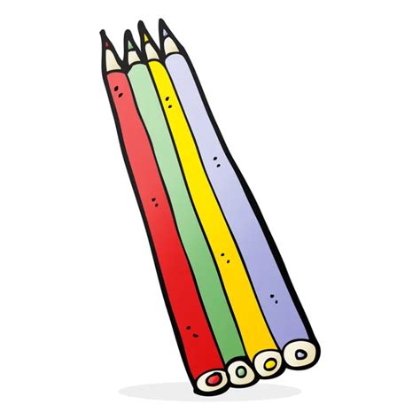 Cartoon Colored Pencils Stock Vector Image By ©lineartestpilot 50031035