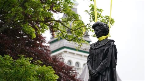 margaret thatcher statue security to be increased after grantham monument egged hours after