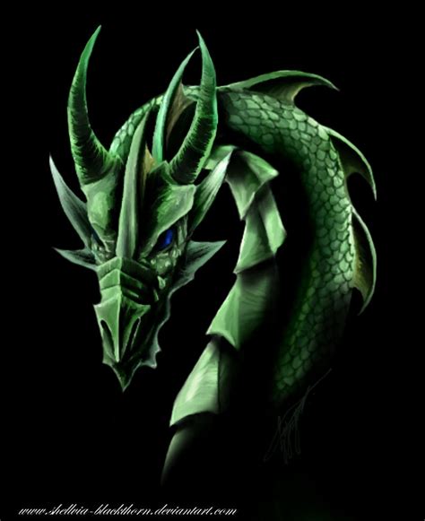 Emerald Dragon By Blackthorn Studios On Deviantart