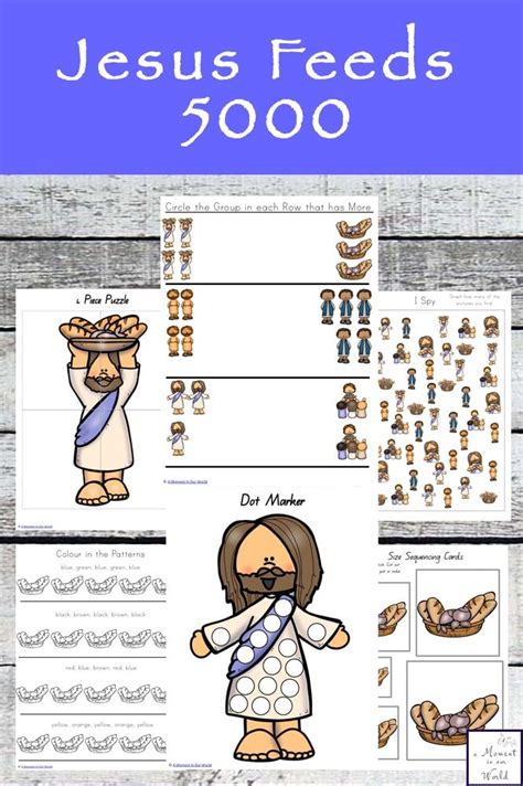 In This Printable Pack Children Will Learn About How Jesus Feeds 5000