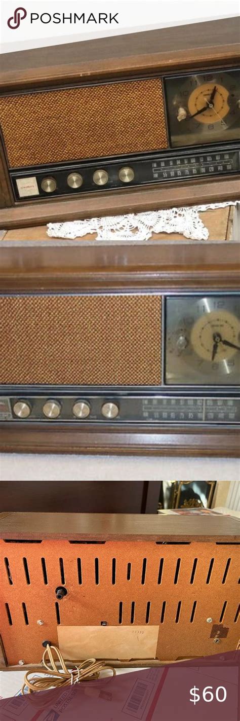Ge Vintage Solid State Dual Speakers Am Fm Radio I Work