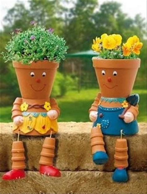 Wonderful Diy Clay Pot People For Fun Garden