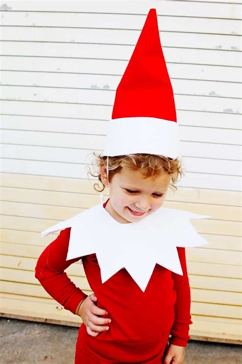 Diy Elf Costume Elf On The Shelf Kids And Adult See Kate Sew