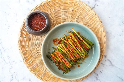 Garlic Chive Kimchi Buchu Kimchi Asian Inspirations Recipe