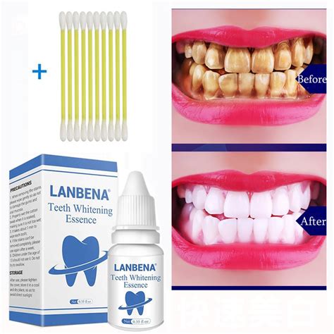 Lanbena Oral Hygiene Cleaning Serum Teeth Whitening Essence Powder