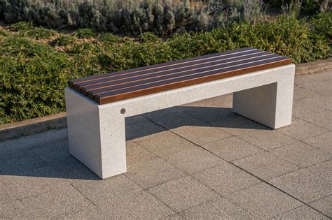 Bench Concrete Bench Model 212 Encho Enchev Ete Street Bench