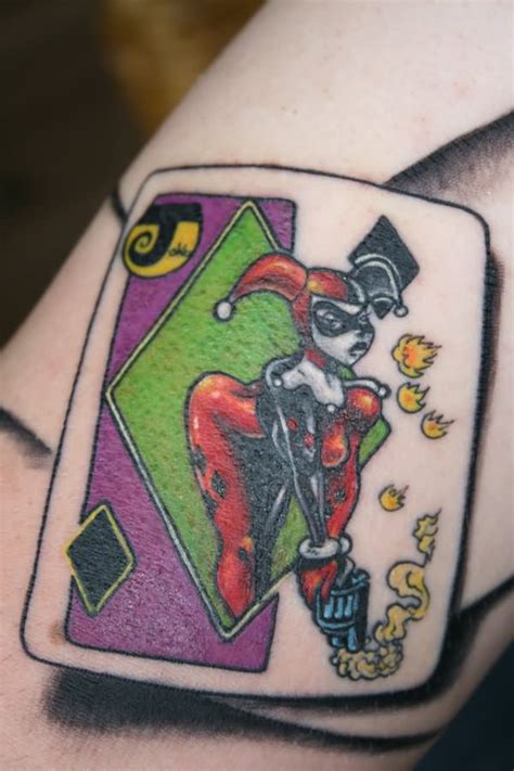 34 Joker Card Tattoos