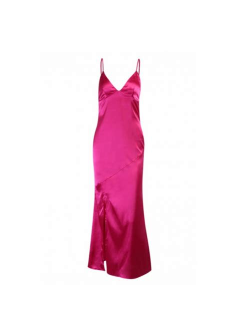 Made For Lovers Pink Satin Dress Merche Fashion Store