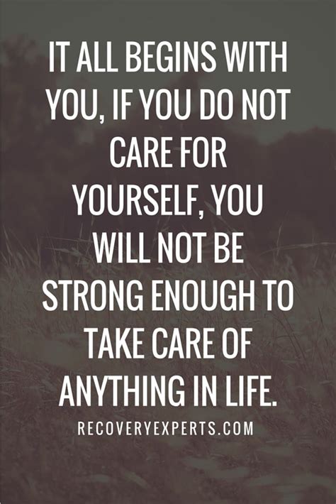 Inspirational Quote It All Begins With You If You Do Not Care For