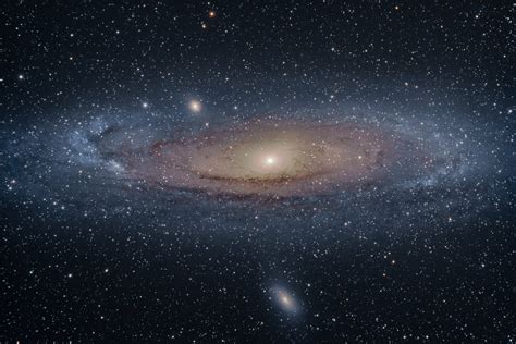 I took a picture of the Andromeda Galaxy through my telescope. It ...