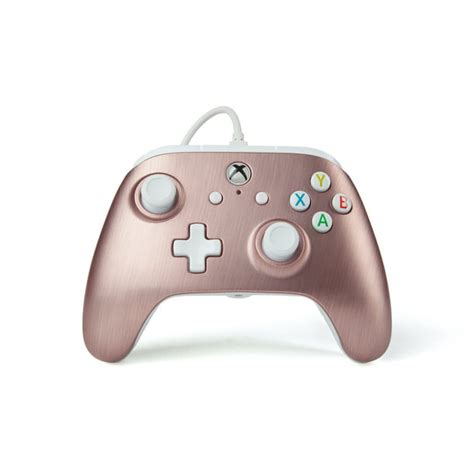 Powera Enhanced Wired Controller For Xbox One Brushed Rose Gold