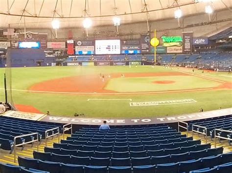 Tropicana Field Seat Views Section By Section
