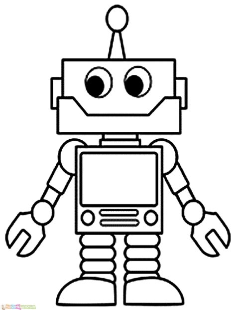 Gambar Robot Kartun Mudah Dunia Sosial