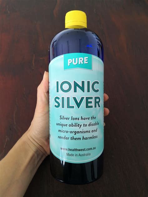 Pure Ionic Silver 1l Healthwest The Little Big Store