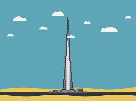 Burj Khalifa Icon Dubai Burj Khalifa Night Uae Downtown Towers