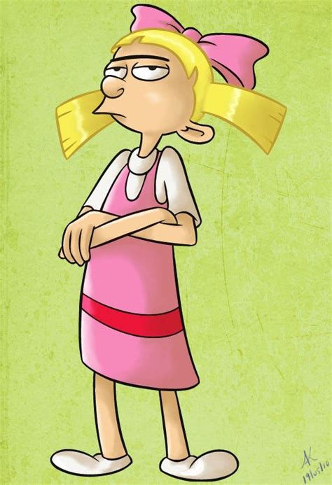 Helga Pataqui Dibujos Animados Personajes Arnold Y Helga Dibujos