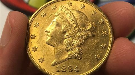 1894 Us 20 Dollar Gold Coin • Values Information Mintage History
