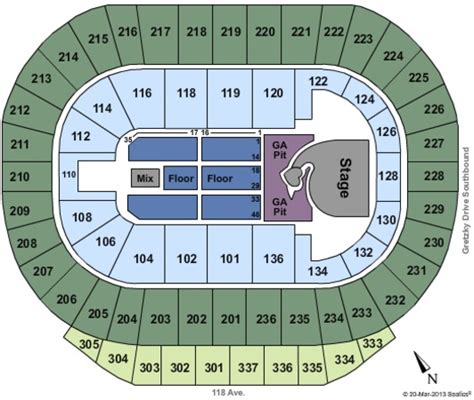 Rexall Place Tickets In Edmonton Alberta Rexall Place Seating Charts