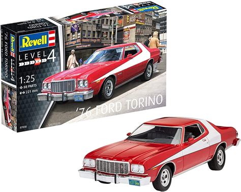 125 Scale Revell Ford Turino Starsky And Hutch Model Car Kit 1640