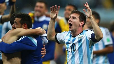 Argentina Captain Lionel Messi Celebrates With Fans In Sao Paulo