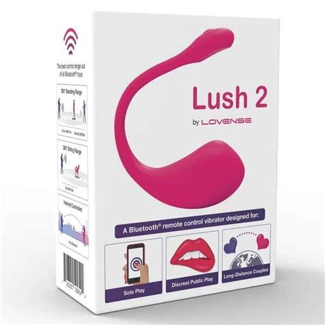 lovense lush 2 remote control vibrator god sextoys shop worldwide