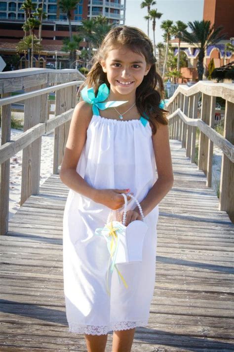 Beach Dress Girls Sundress Child Flowergirl Dress Etsy Portrait