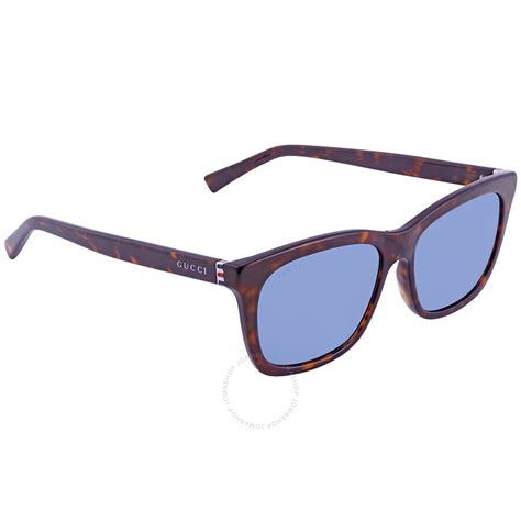 gucci light blue rectangular men s sunglasses gg0449s 003 56 889652203096 sunglasses jomashop