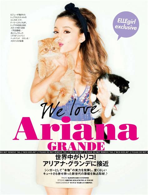 ariana grande in elle girl magzine japan june 2014 issue hawtcelebs