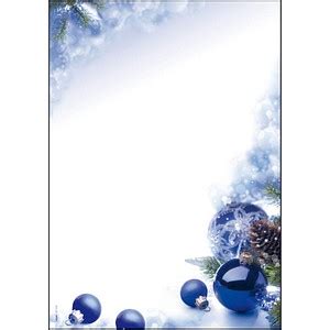 Kostenloses briefpapier weihnachten zum ausdrucken! sigel Weihnachtsbriefpapier Blue Harmony DIN A4 90 g/qm ...