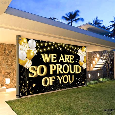 Buy Katchon We Are So Proud Of You Banner 72x44 Inch Graduation