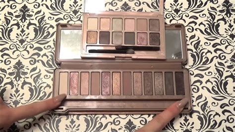 DUPE OR DUD Maybelline The Blushed Nudes Vs Urban Decay Naked YouTube
