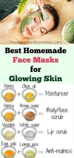 Easy Homemade Face Masks For Bright Glowing Skin Easy Homemade Face